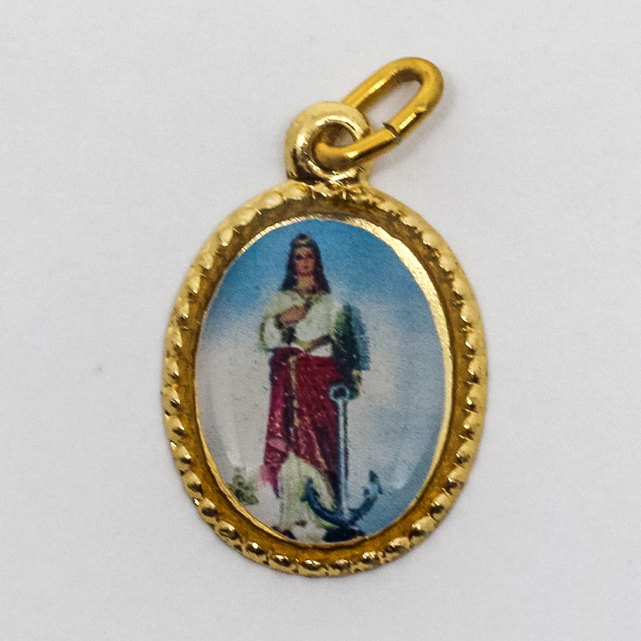 Medalha foto de Santa Filomena (pacote com 100 medalhas)