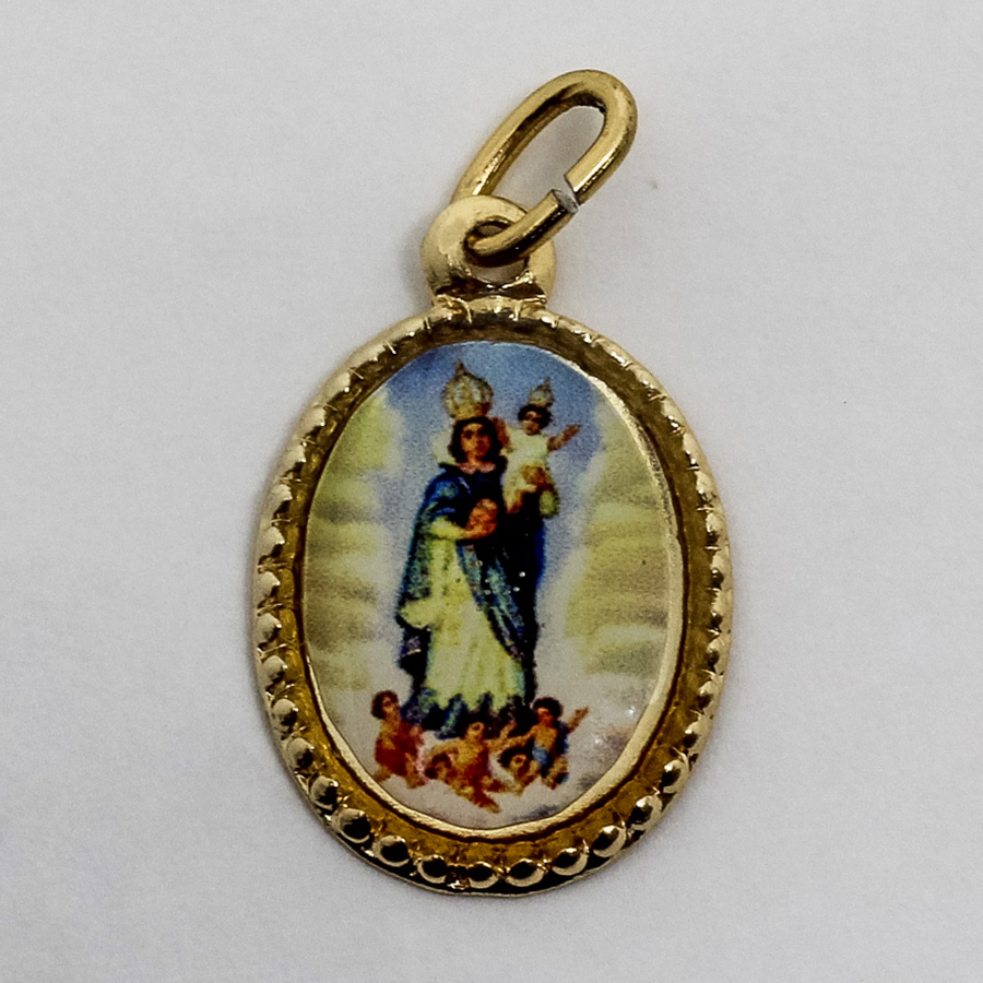 Medalha foto de Nossa Senhora da Cabeça (pacote com 100 medalhas)