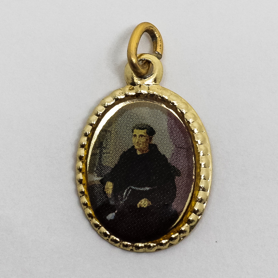 Medalha foto de Santo Frei Antonio de Santana Galvão (pacote com 100 medalhas)