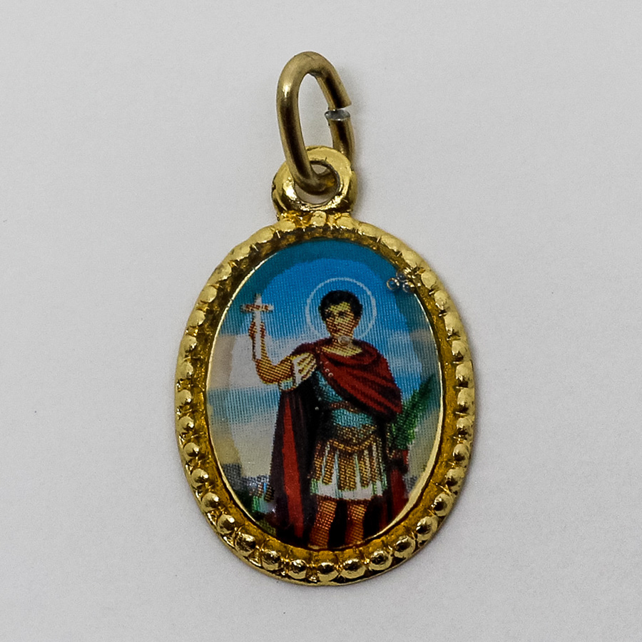 Medalha foto de Santo Expedito (pacote com 100 medalhas)
